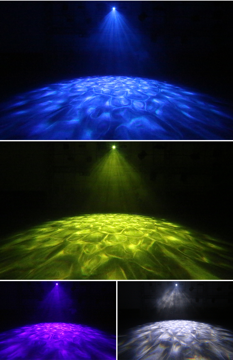 stage lighting water effect
