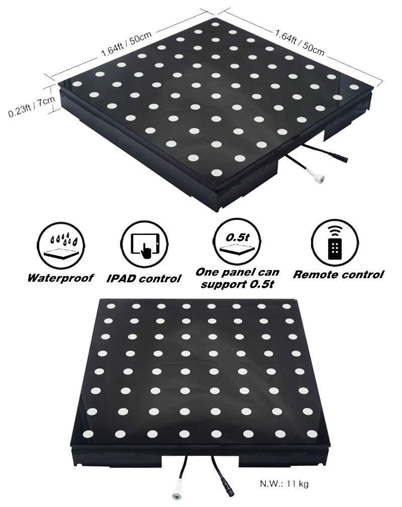 led light dance floor