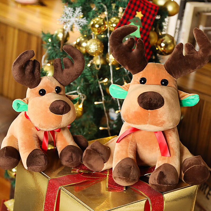 plush reindeer for Christmas