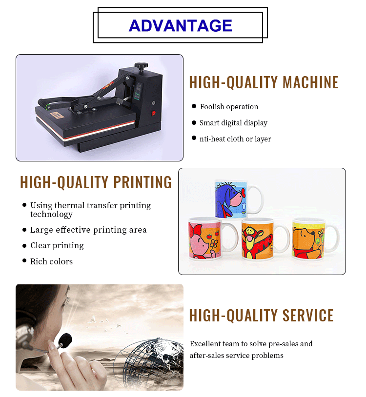 Wholesale factory customized 15 In 1 Heat Press Machine - T-shirts  Sublimation Heat Transfer Press Printing Machine HP3802 – Xinhong  Manufacturer and Supplier