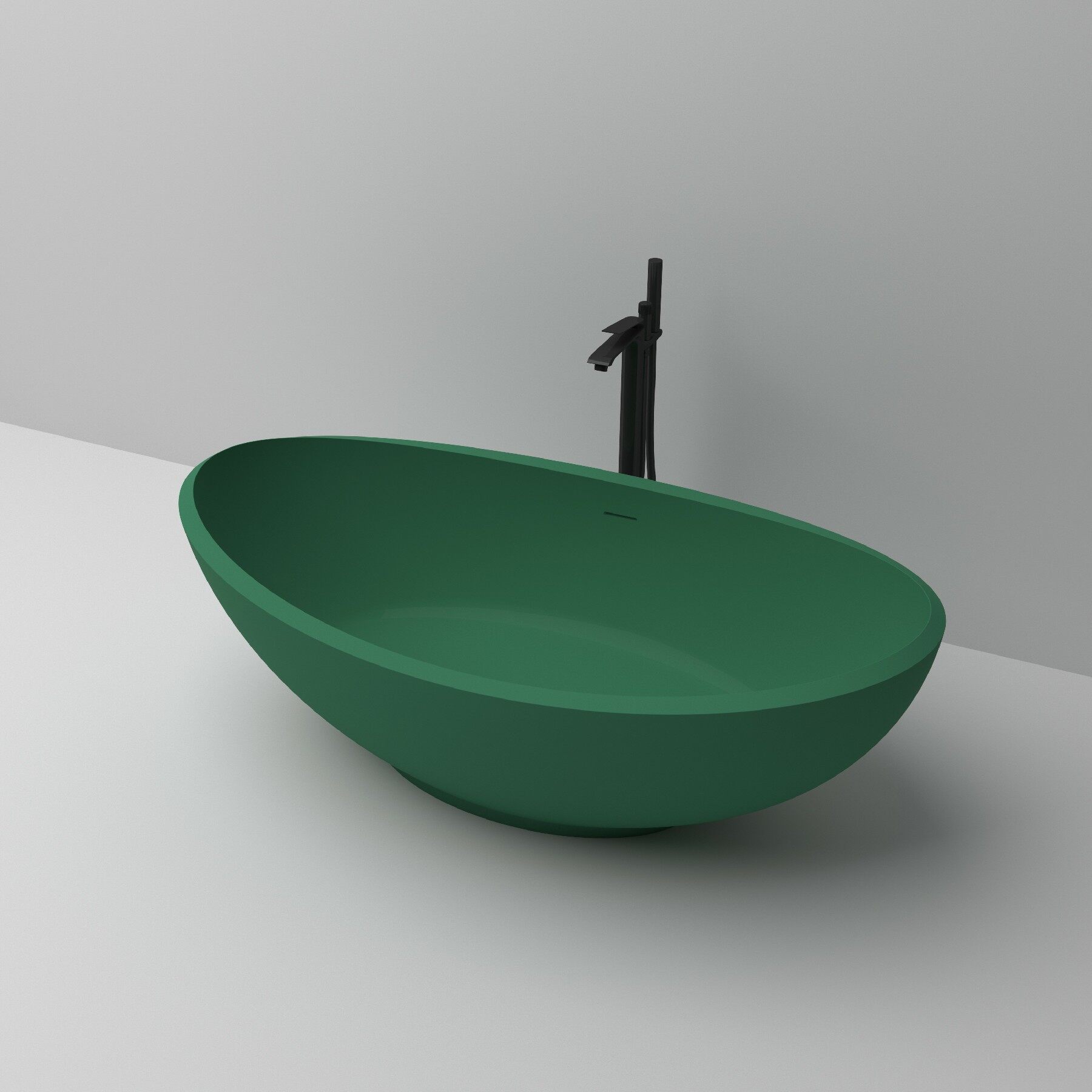 Luxury Freestanding Artificial Stone Resin Acrylic Solid Surface Bathtubs Bath Tub
