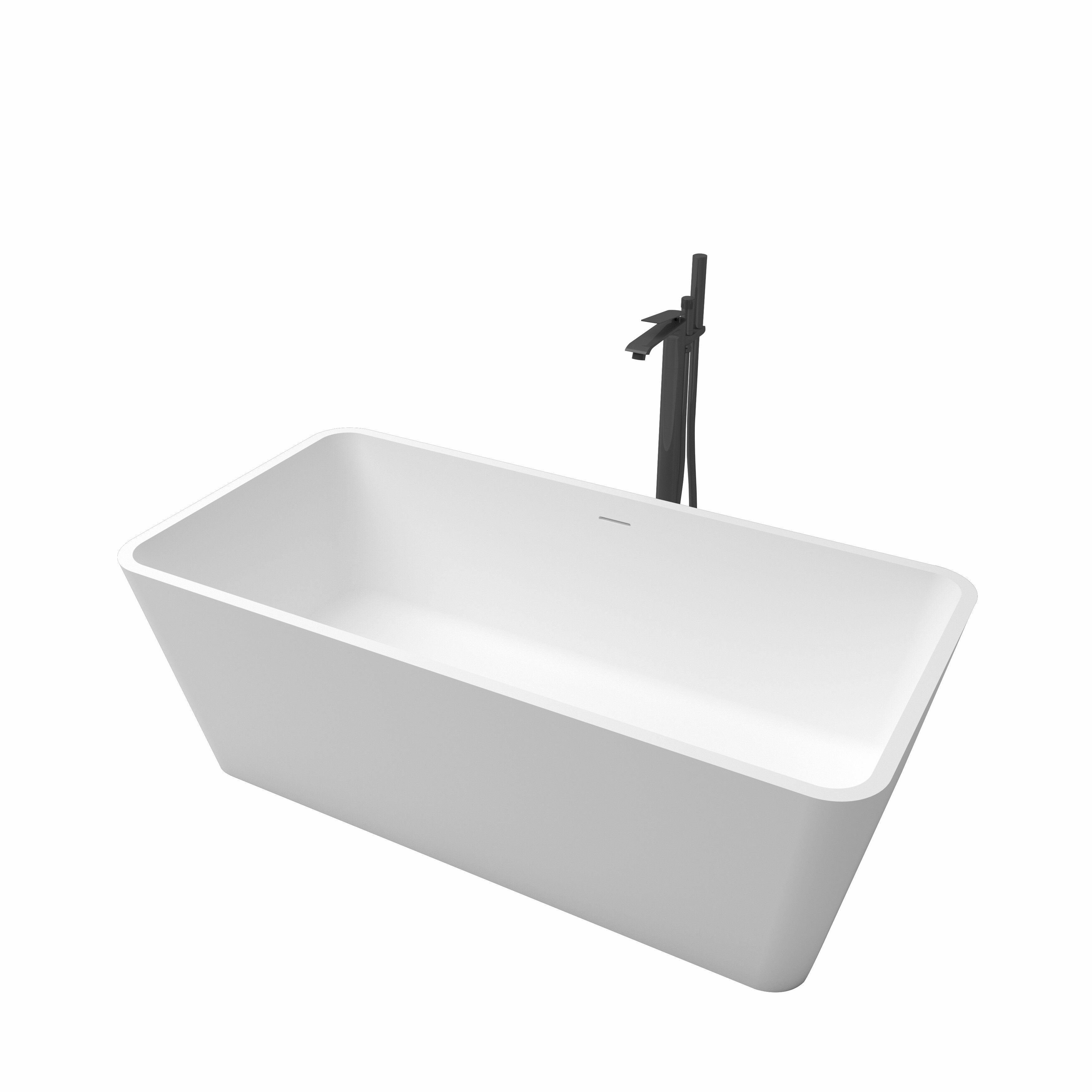 Acrylic Bathtub Solid Surface Oval Acrylic Modern Bath Tub Hotel Baths Free Standing