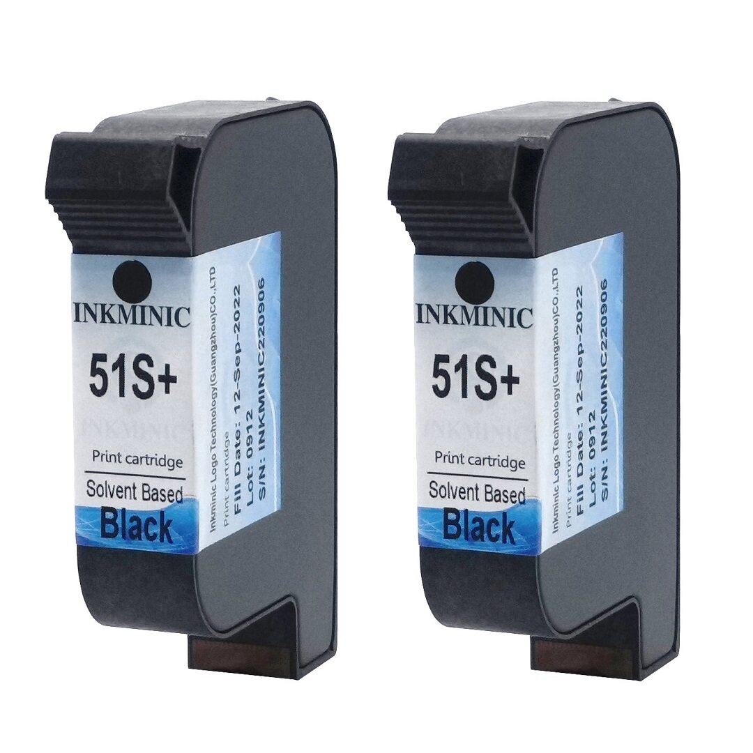 SJ 51S+ Ink Cartridge Solvent Based Black