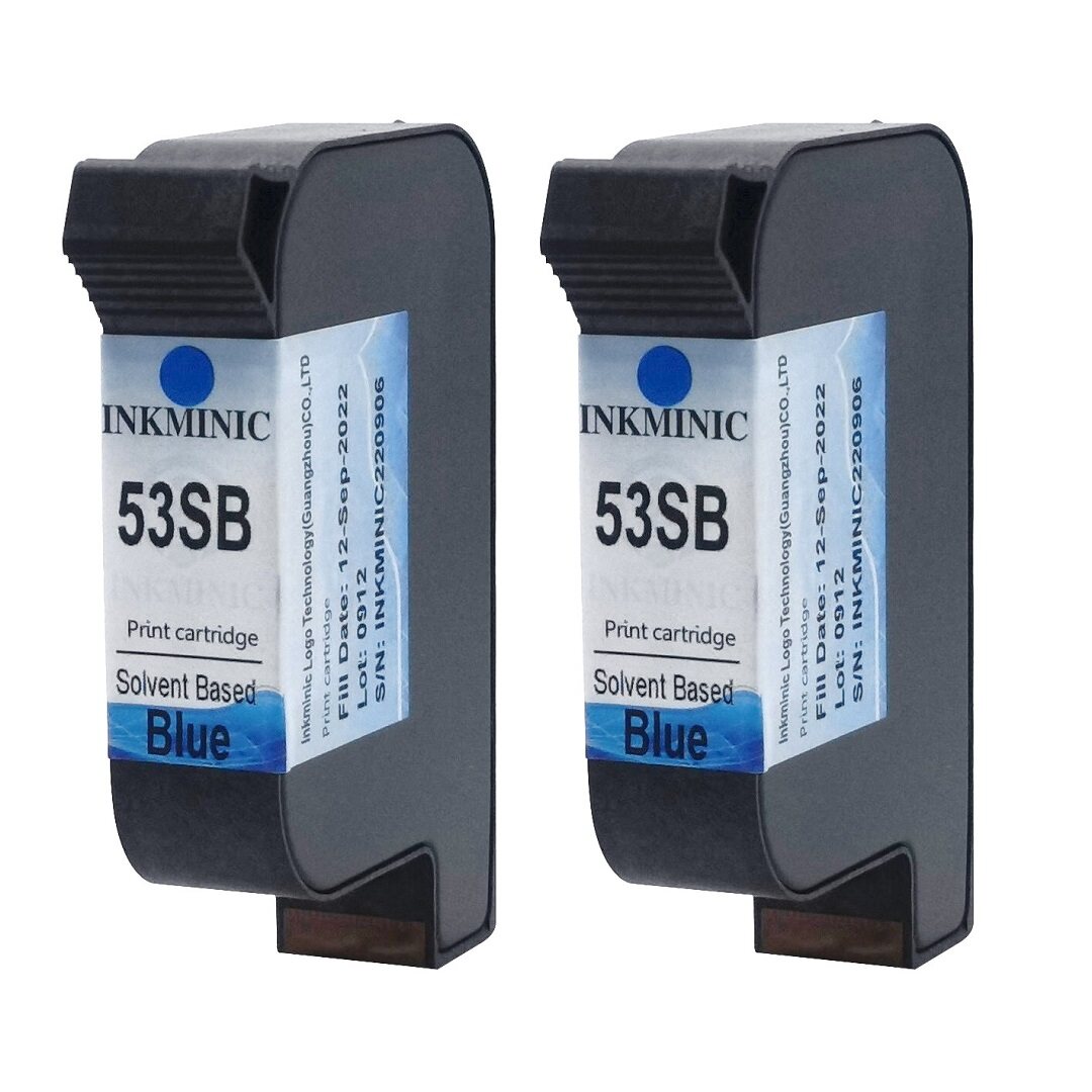 SJ 53SB Ink Cartridge Solvent Based Blue
