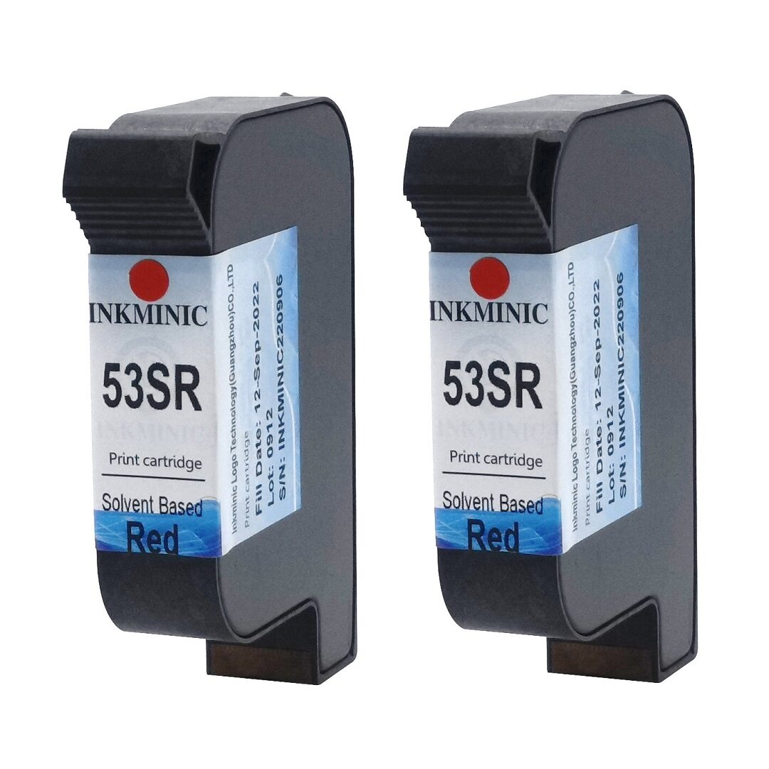 SJ 53SR Ink Cartridge Solvent Based Red