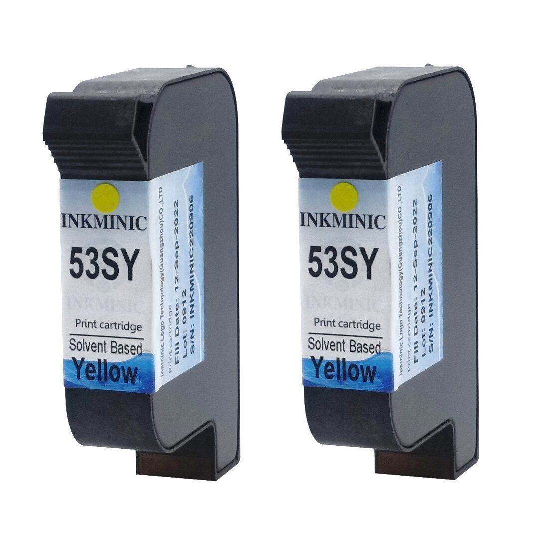 SJ 53SY Ink Cartridge Based Solvent Yellow