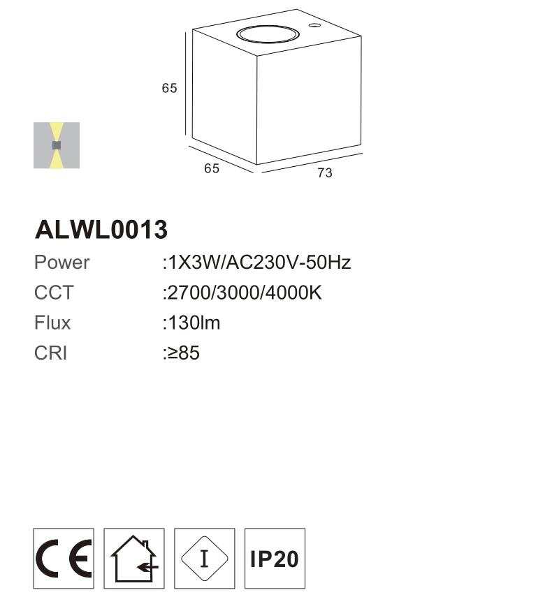 small led wall light