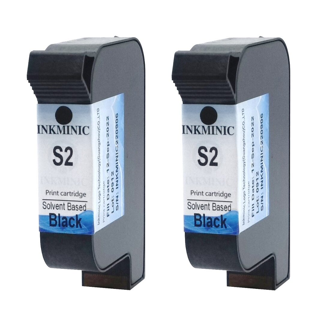 U2 S2 Ink Cartridge Solvent Based Black