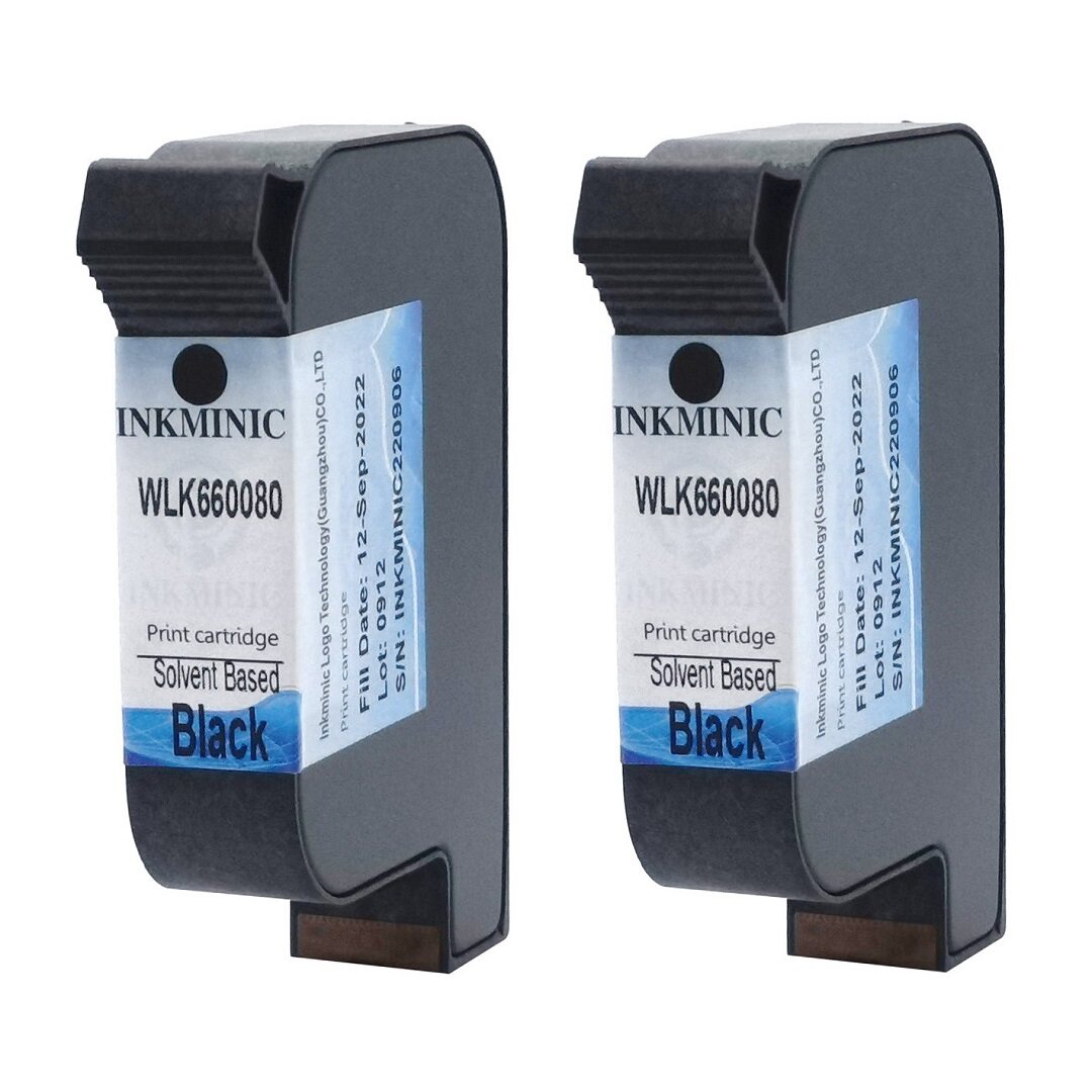 VDJ WLK660080A Ink Cartridge Solvent Based Black