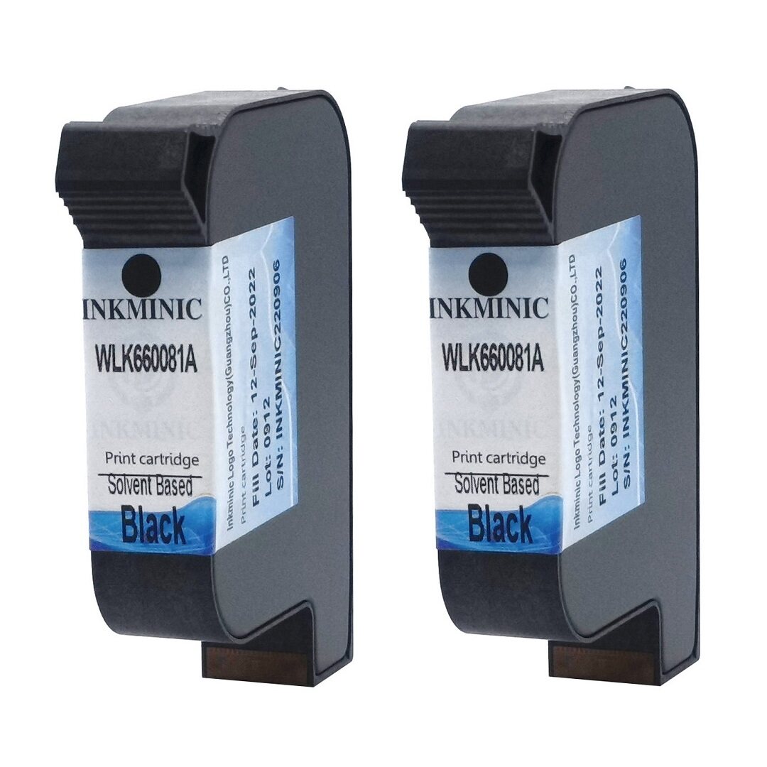 VDJ WLK660081A Ink Cartridge Solvent Based Black