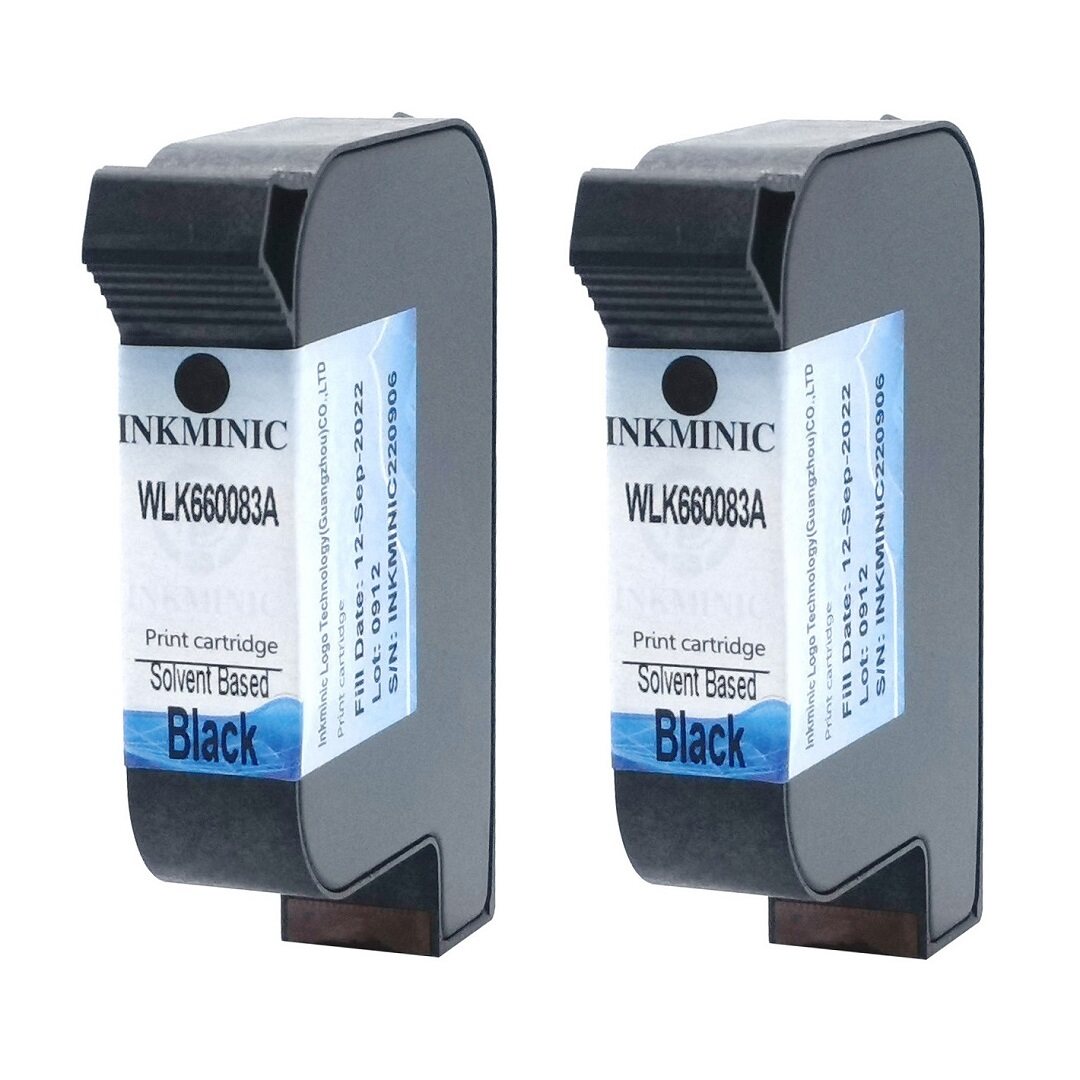 VDJ WLK660083A Ink Cartridge Solvent Based Black