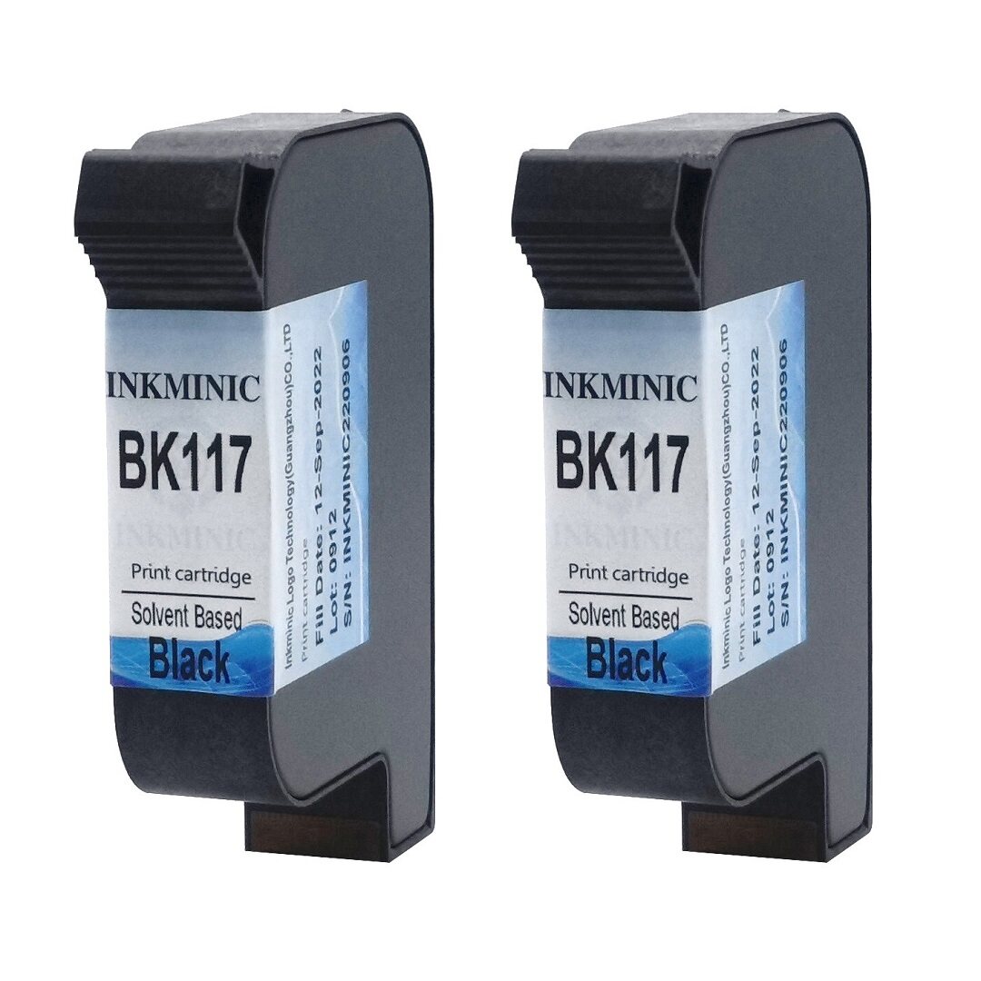 DN BK117 Ink Cartridge Solvent Based Black