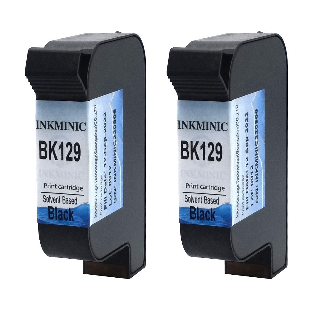 DN BK129 Ink Cartridge Solvent Based Black