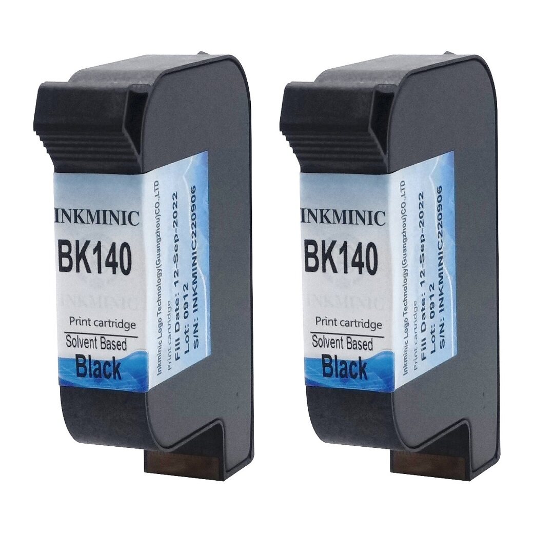 DN BK140 Ink Cartridge Solvent Based Black