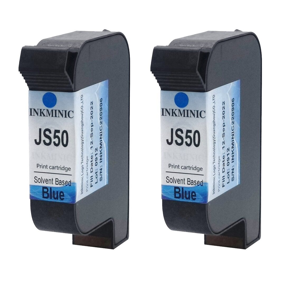 JS JS50 Ink Cartridge Solvent Based Blue