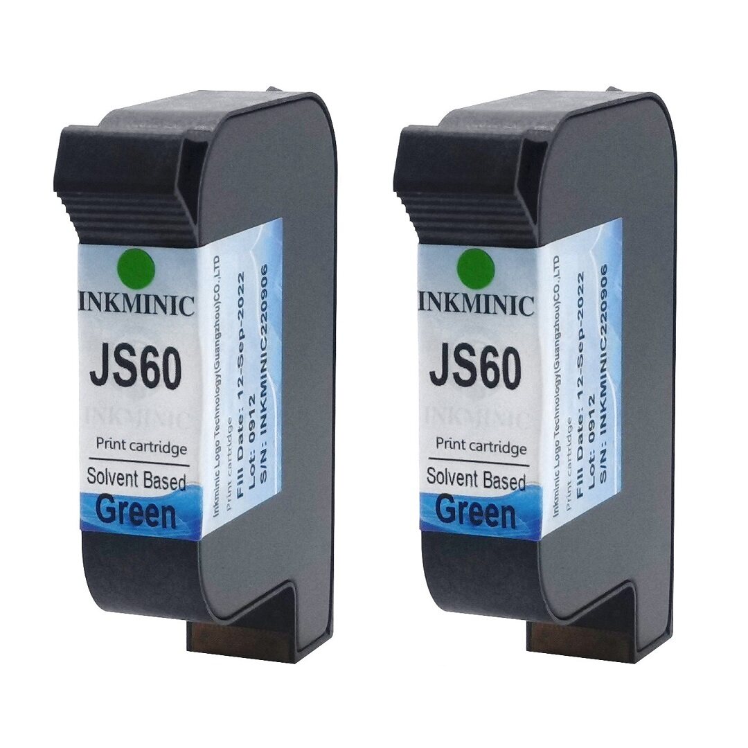 JS JS60 Ink Cartridge Solvent Based Green