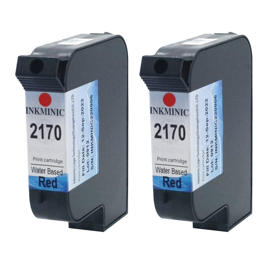 Chinese 2170 Water Basesd Ink Cartridge Red