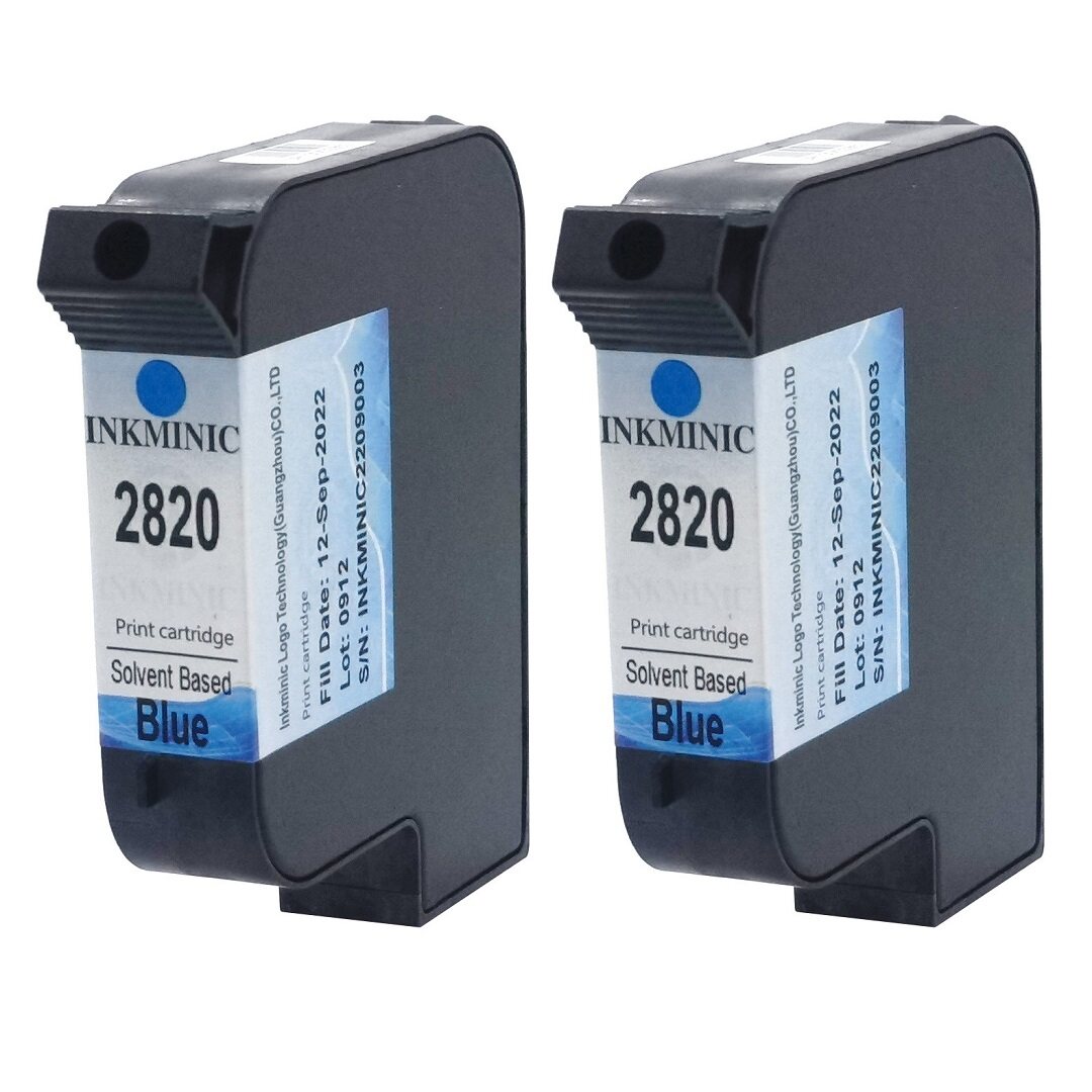 Chinese 2820 Solvent Basesd Ink Cartridge Blue