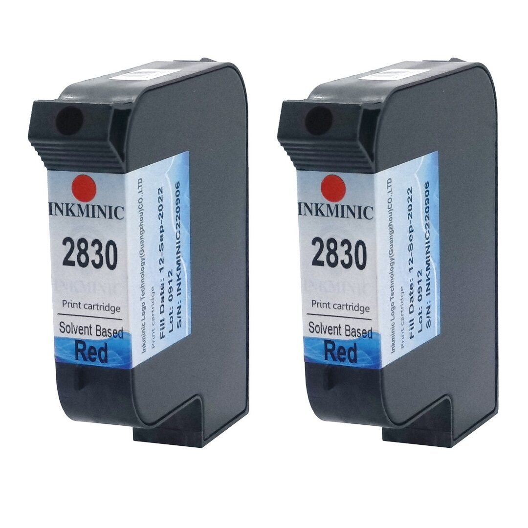 Chinese 2830 Solvent Basesd Ink Cartridge Red