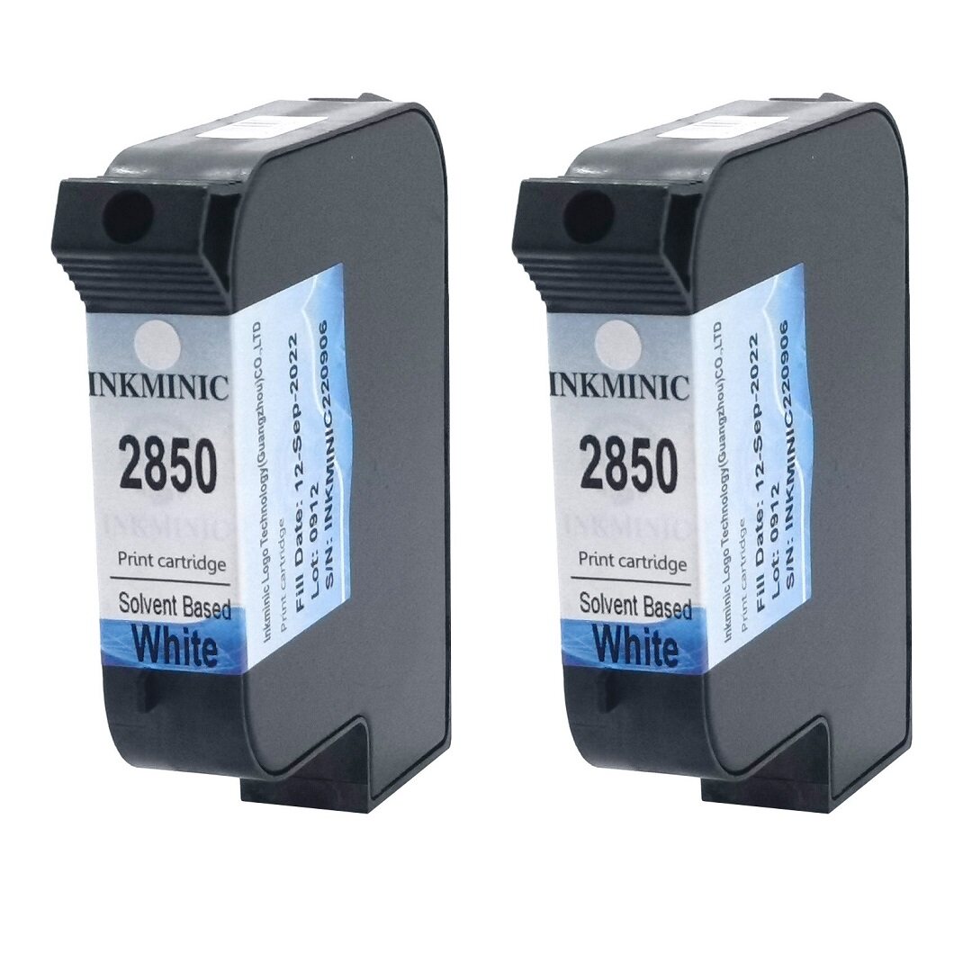 Chinese 2850 Solvent Basesd Ink Cartridge White