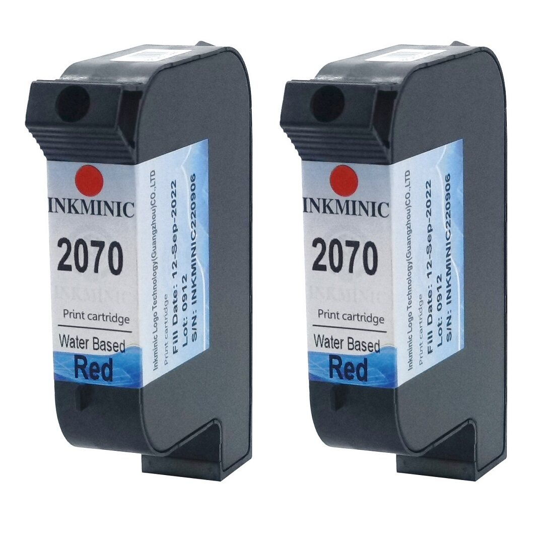 Chinese 2070 Water Basesd Ink Cartridge Red