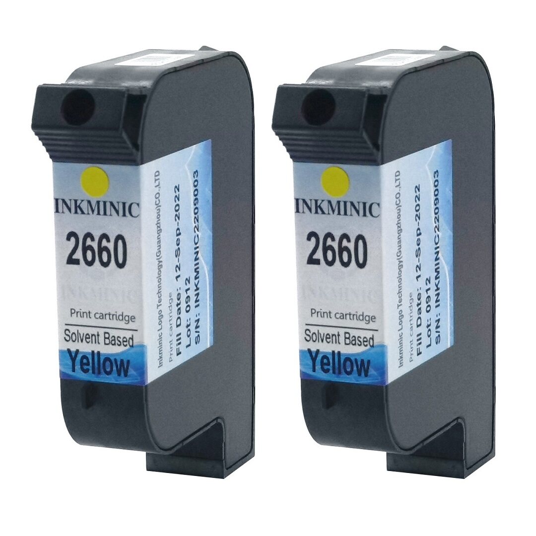 Chinese 2660 Solvent Basesd Ink Cartridge White