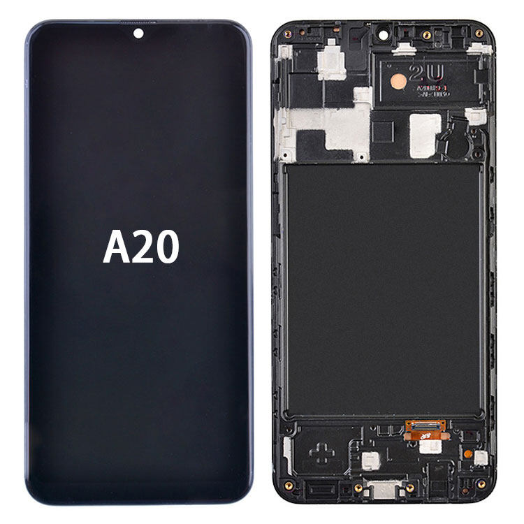 Para substituição do conjunto de tela LCD do celular Samsung Galaxy A20