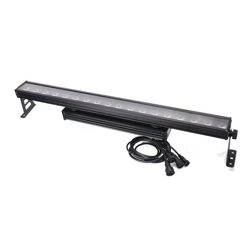 18*12W RGBW 4in1 LED IP65 outdoor linear light dmx rgb led wall washer