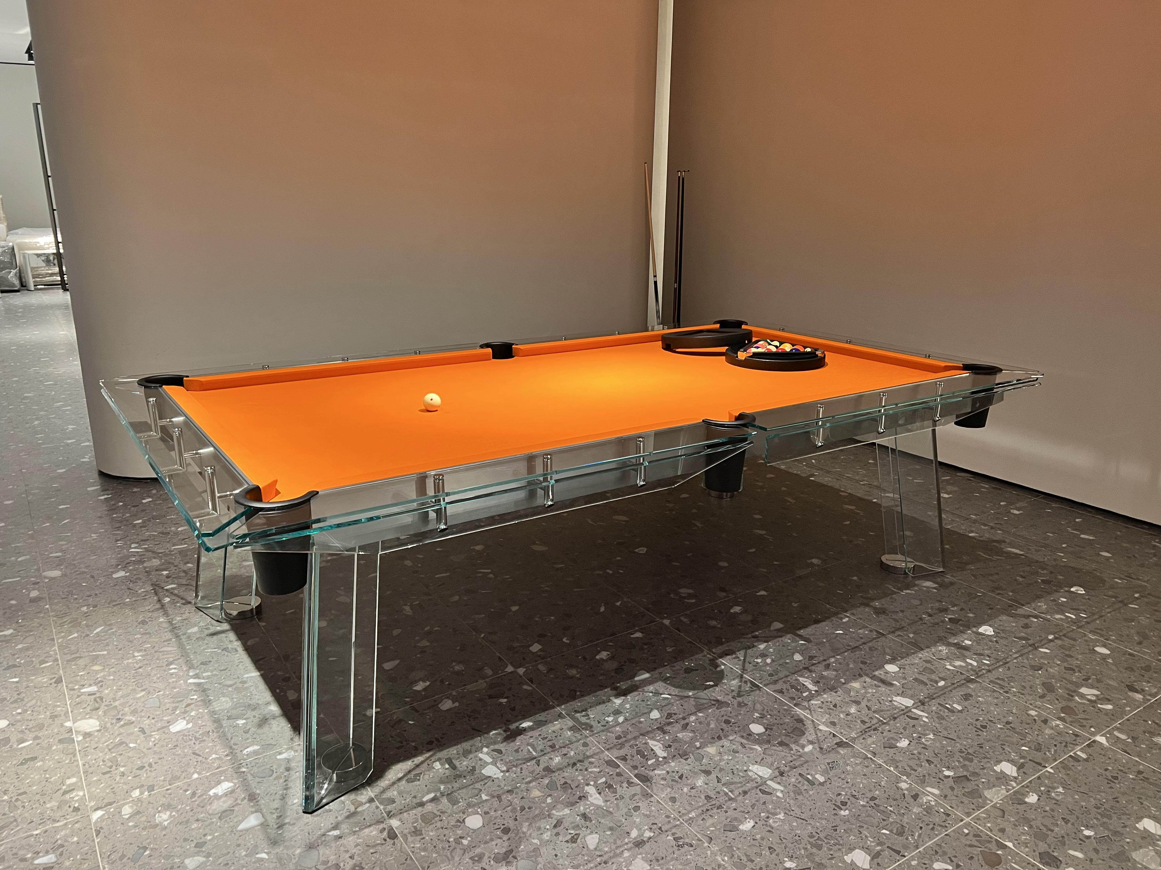 Glass classic billiard table, Modern billiard table, Luxury pool table custom, billiard tabl custom, High quality billiard table