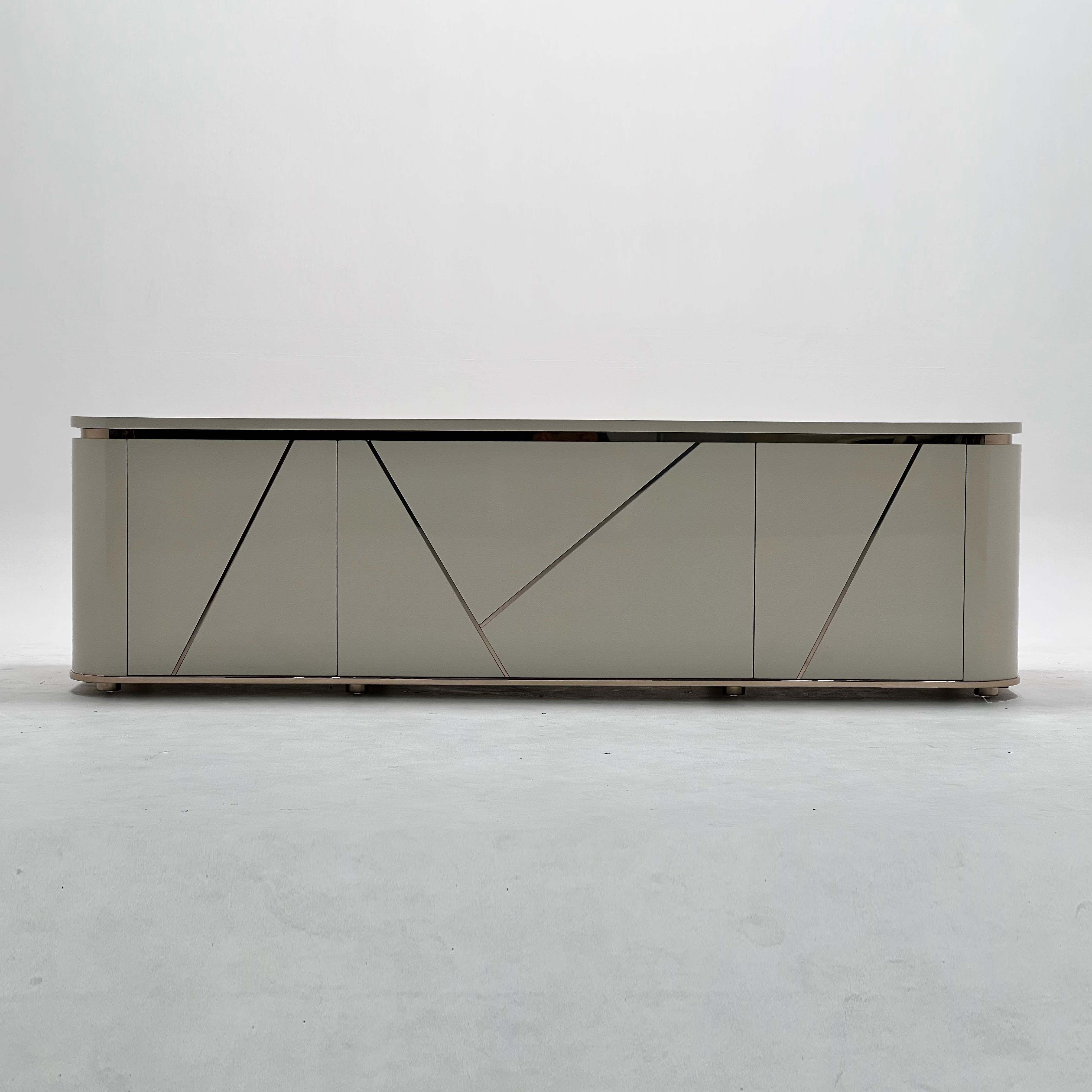 Italian low unit sideboard, Modern Italian low unit sideboard, High-end custom furniture factory, Luxury furniture customization, modern furniture distributors