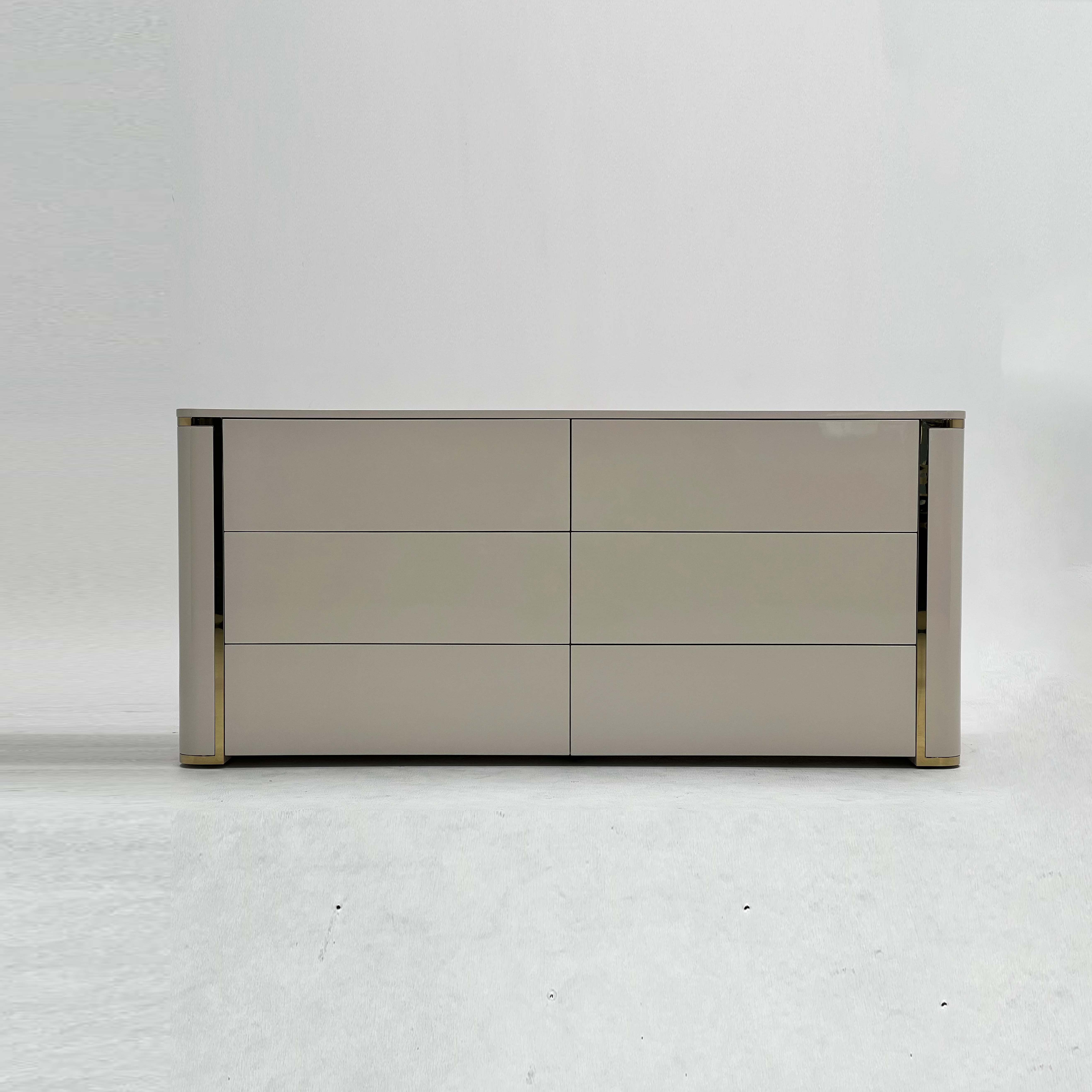 sideboard custom, Italian sideboard, Modern Italian sideboard, Italian luxury high unit sideboard, Metal high unit sideboard