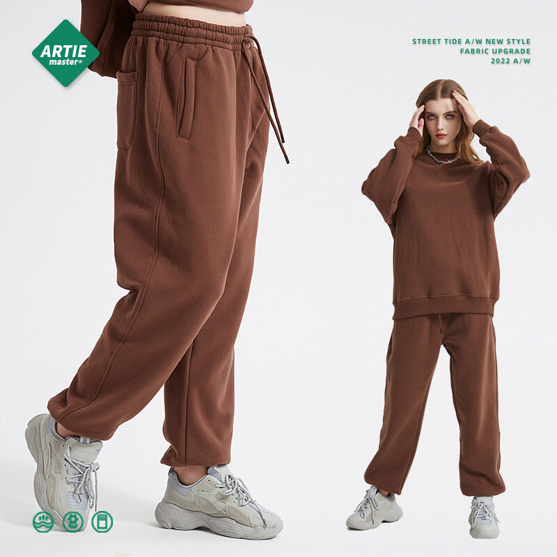 New Fashion Trend Unisex Fleece Plain Custom Design Sweatpants