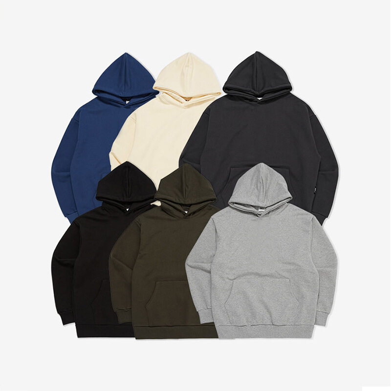 Streetwear Oversized Custom Logo 350 Gsm Unisex 100% Cotton Blank Men's Hoodies