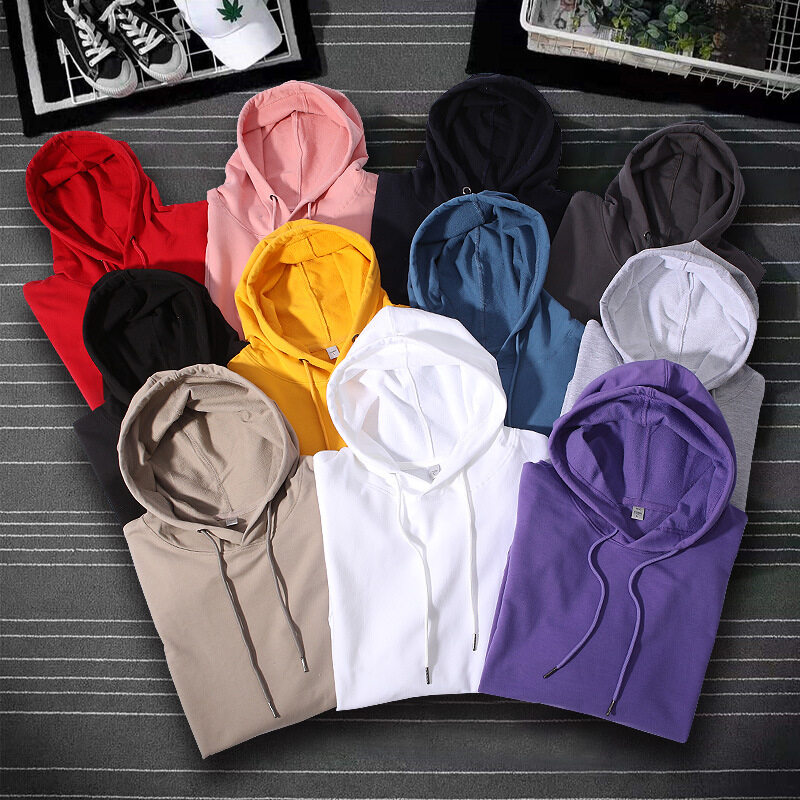 Sports Wear Pullover Cotton &Polyester French Terry Custom Hoodies Men