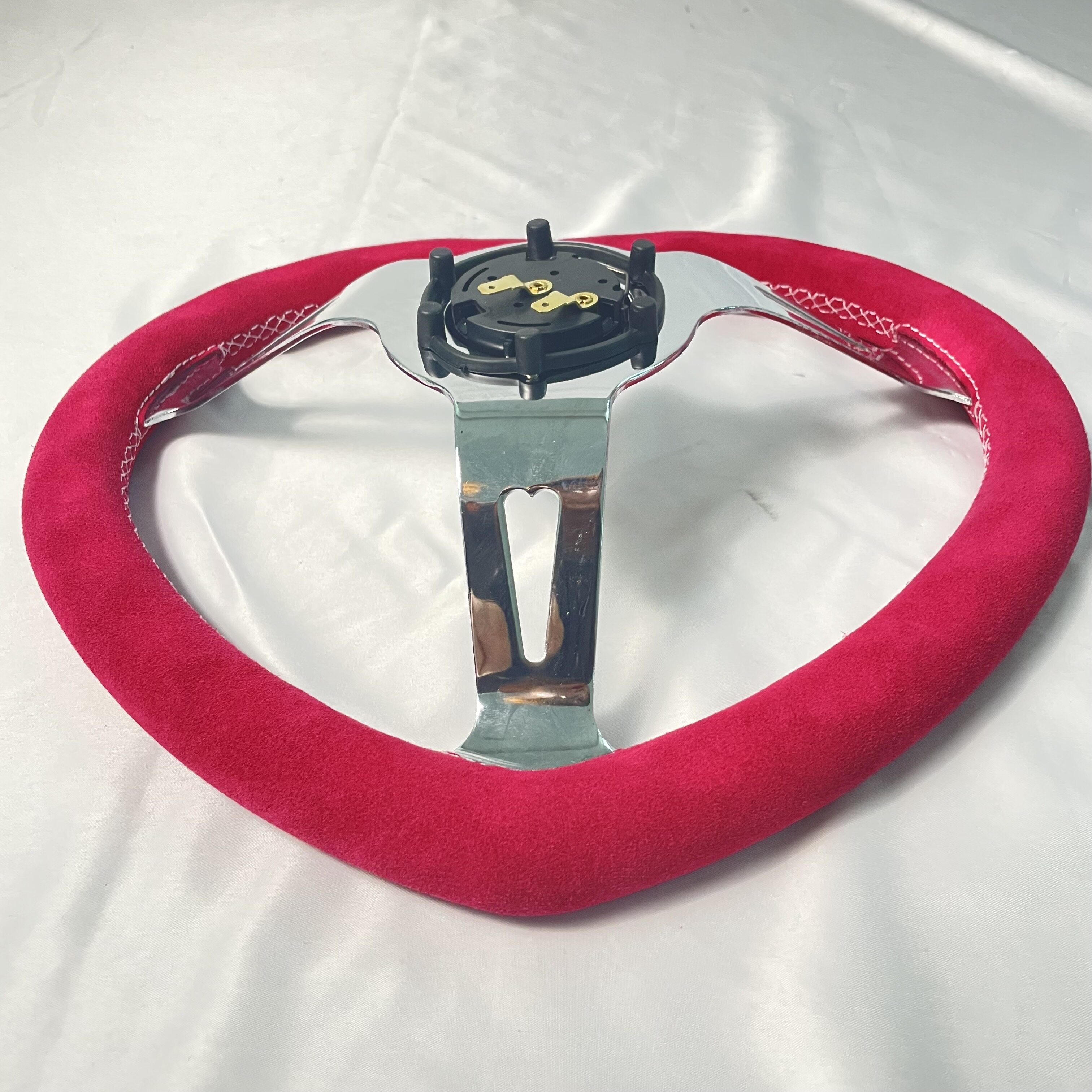 Rose color Steering Wheel, custom steering wheel diy