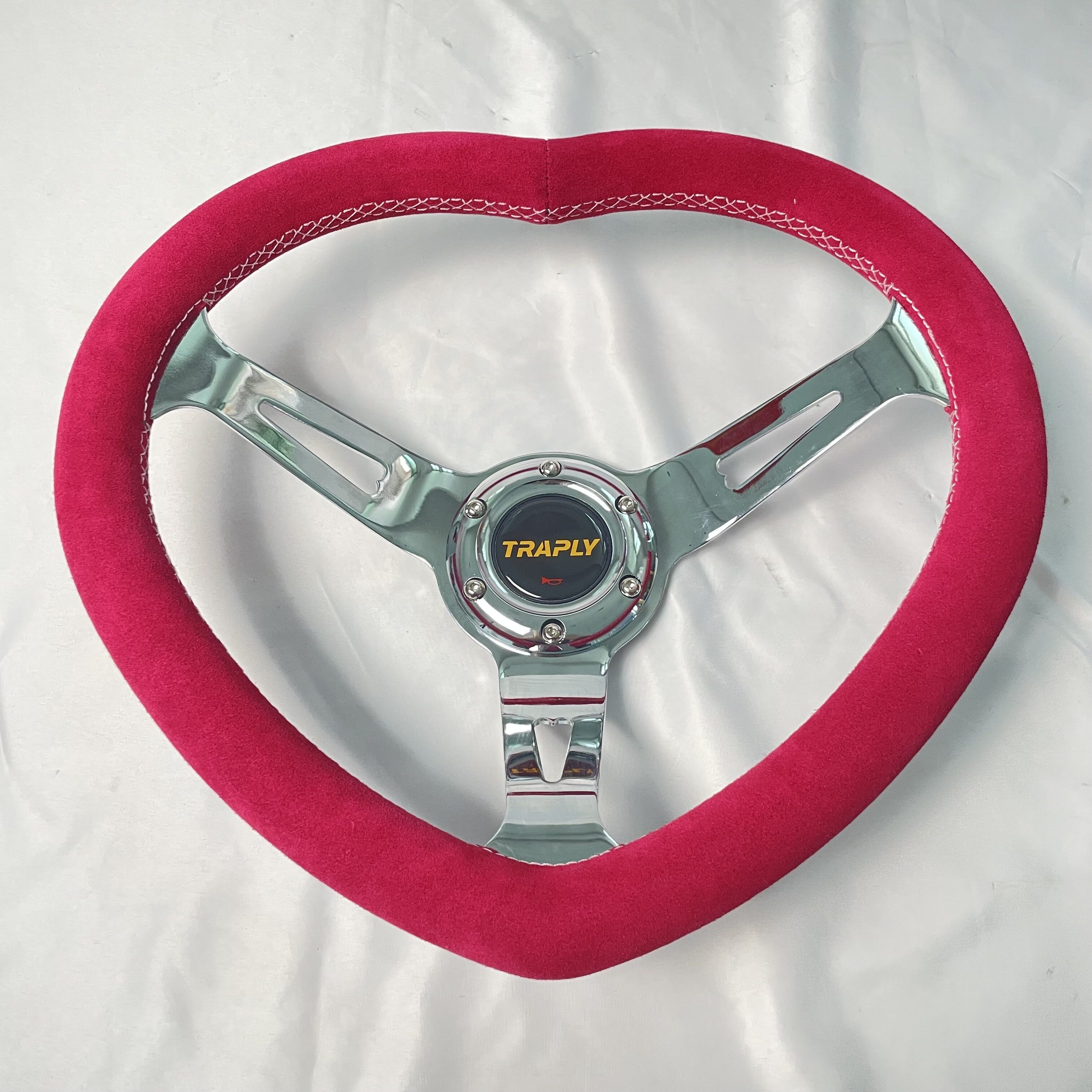 Rose color Steering Wheel, custom steering wheel diy