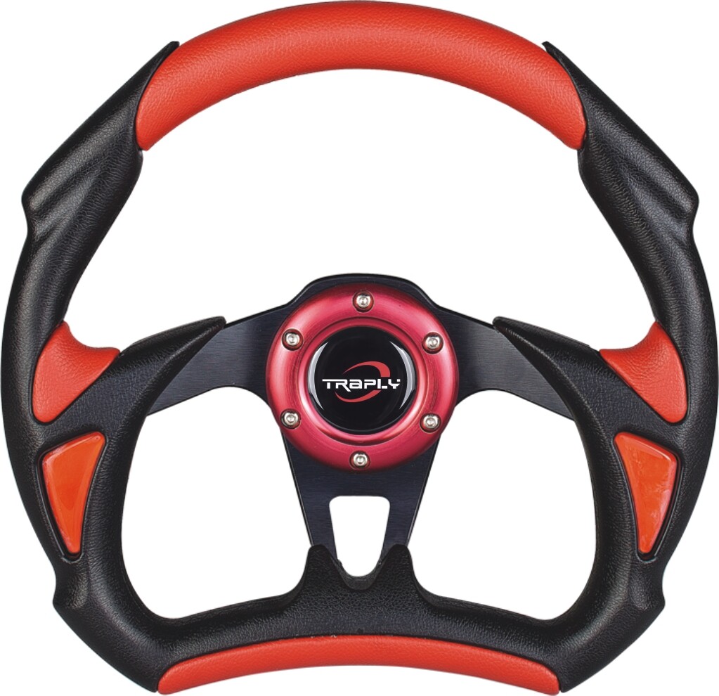 OEM 13 Inch Flat Universal Aluminum Alloy Racing Car Game Steering Wheel