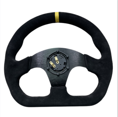 330mm suede steering wheel