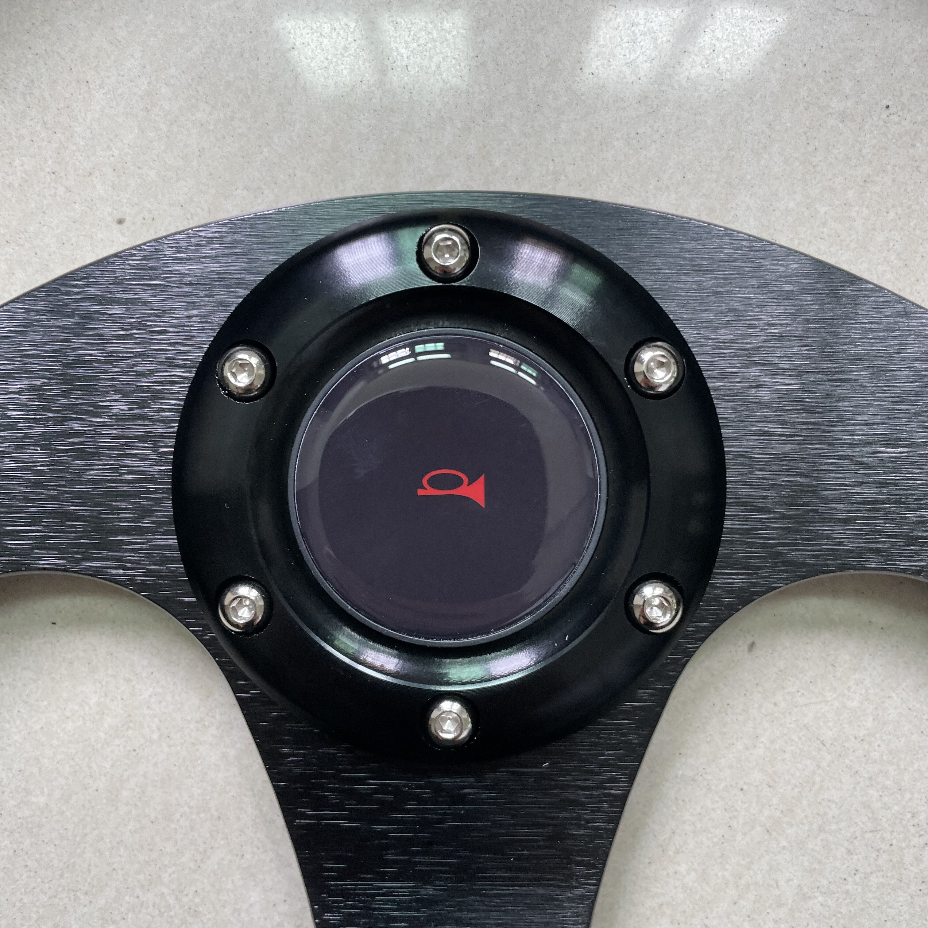 330mm suede steering wheel