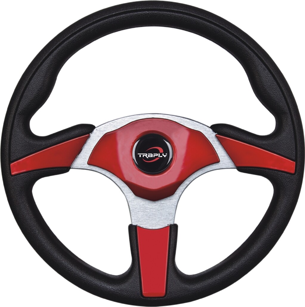 PVC Leather Drag Racing Steering Wheel For Lexus Es350 Toyota Hilux