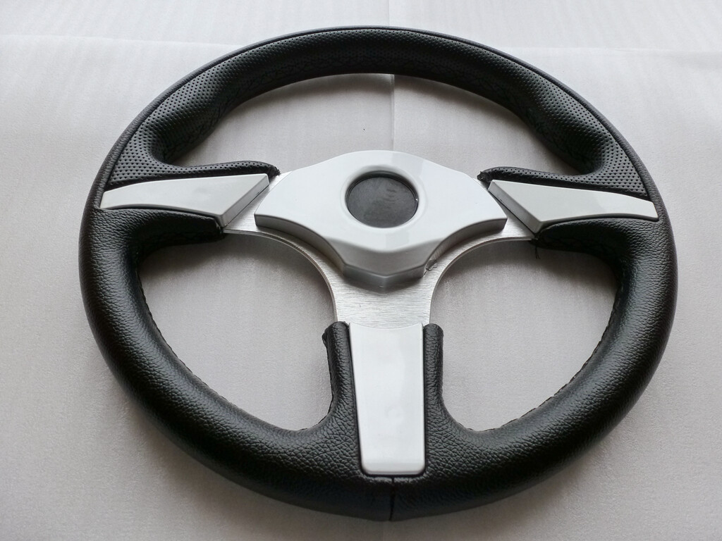 300mm suede steering wheel