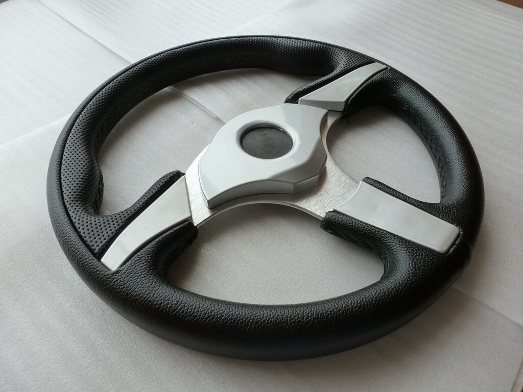 300mm suede steering wheel