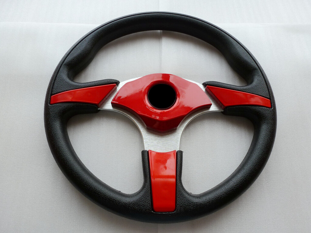 300mm suede steering wheel