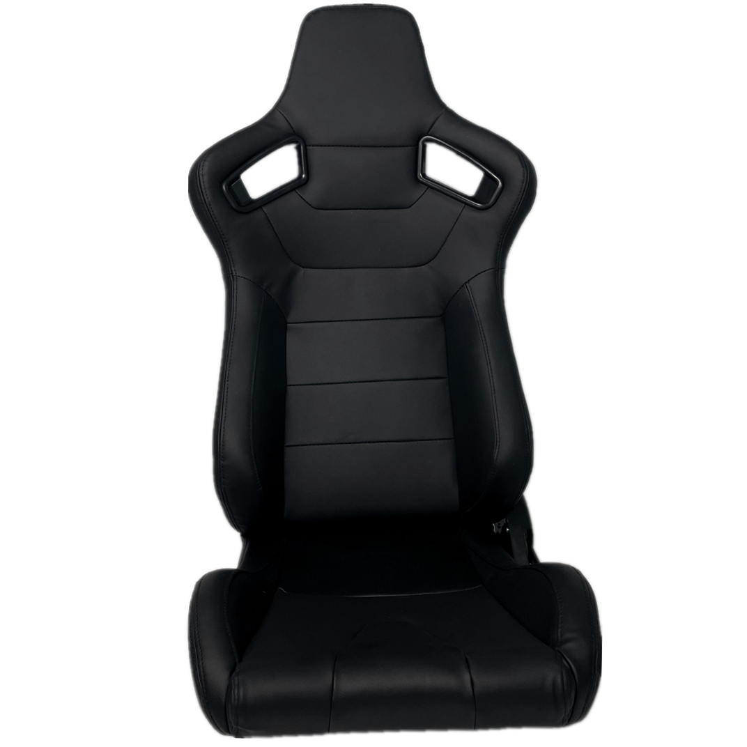 High Quality Popular PVC Black Convertible Sport Racing Car Seats