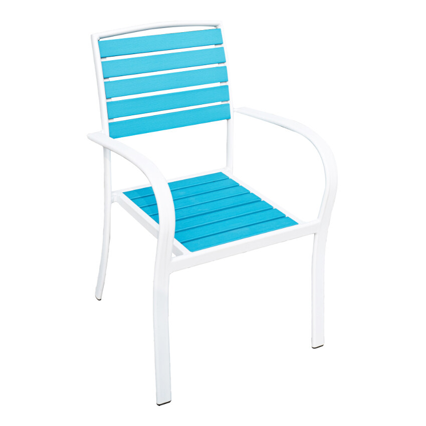 plastic wood garden chair