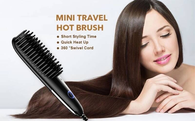 China electric straightening hair brush, electric straightening hair brush factory