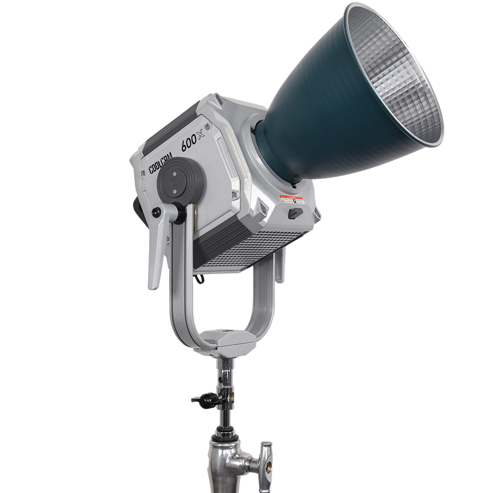 500W COOLCAM 600X Bi-color 2700K-6500K Spotlight High-power COB Monolight for Photographic or film Shooting