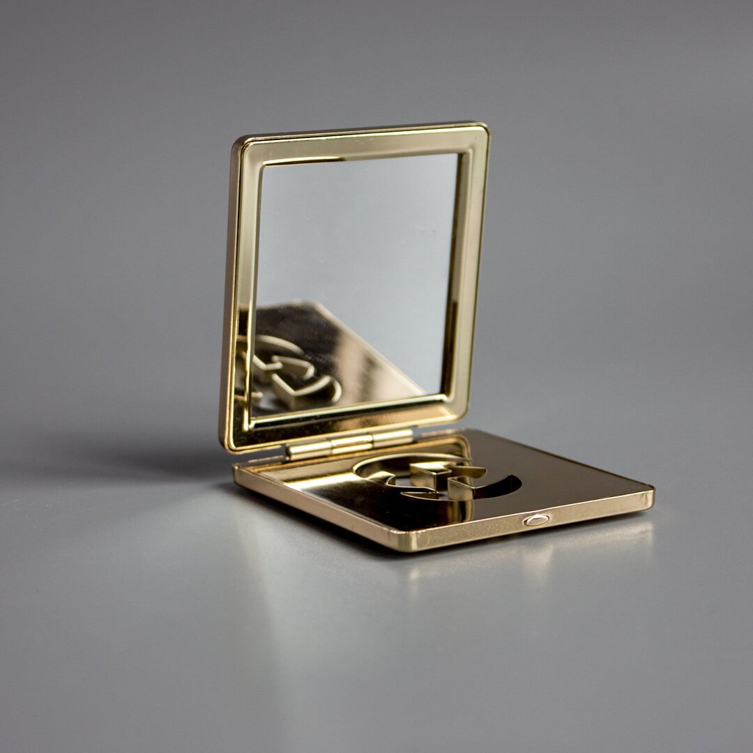 pocket mirror/double-side mirror/mental mirror/makeup mirror/beauty accessories/LVMH audited