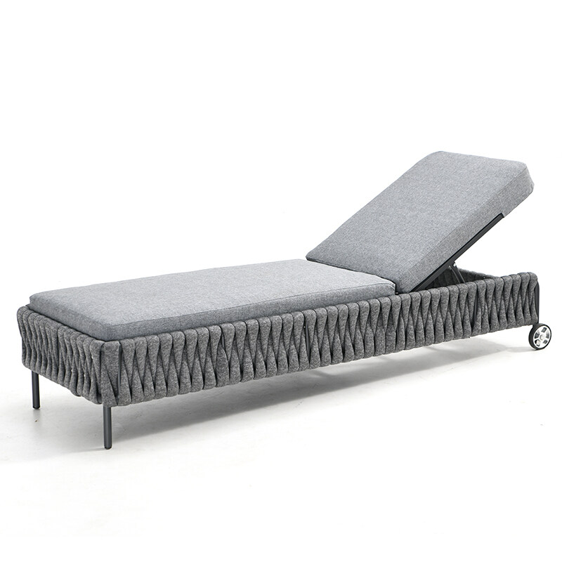 modern outdoor chaise lounger