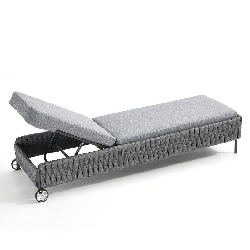 modern outdoor chaise lounger